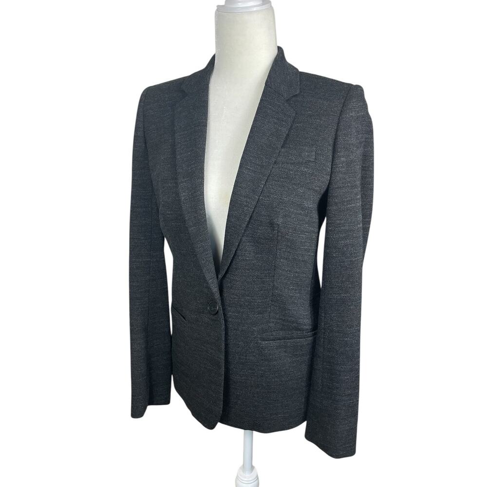 J.Crew Collection Button Front Blazer Stretch Classic Preppy Casual Womens Sz 2 - Picture 5 of 15